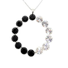 Bicolour Swarovski Crystals Necklace