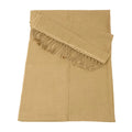 Brown Mustard Cashmere and Silk Pashmina Stole - TCG London