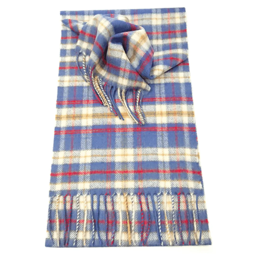 Scottish Cashmere Check Scarves - TCG London