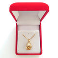 Small Swarovski Crystals Teardrop Pendant - TCG London