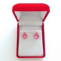 Swarovski Crystals Teardrop Stud Earrings - TCG London