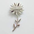 Swarovski Crystals Sparkling Flower Brooch - TCG London