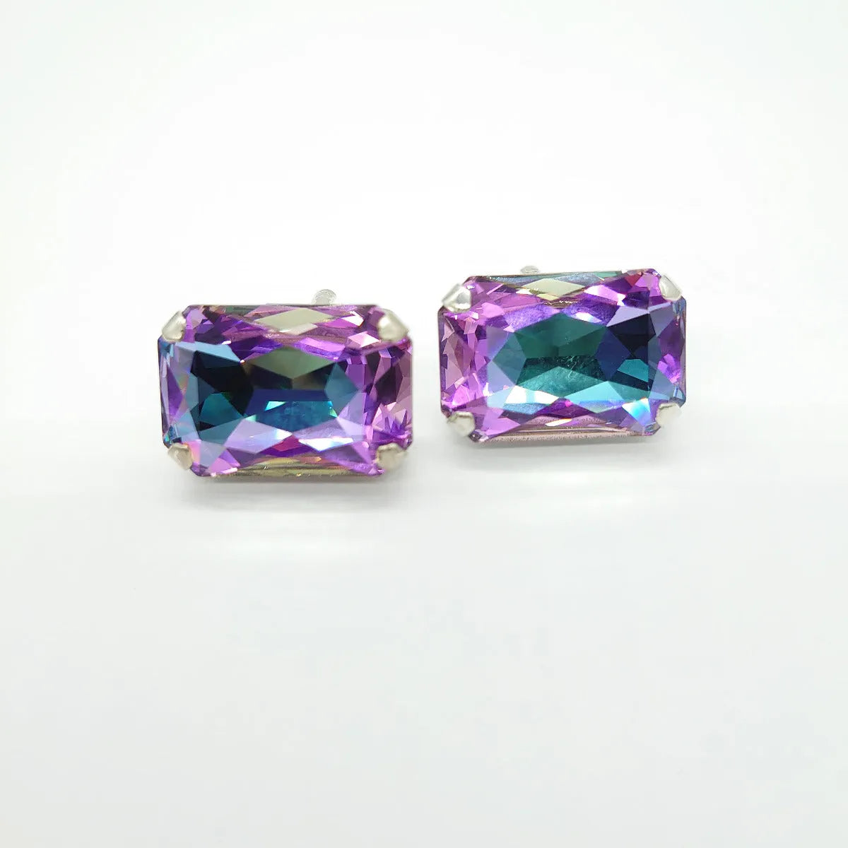 Swarovski Crystals Large Baguette Cufflinks