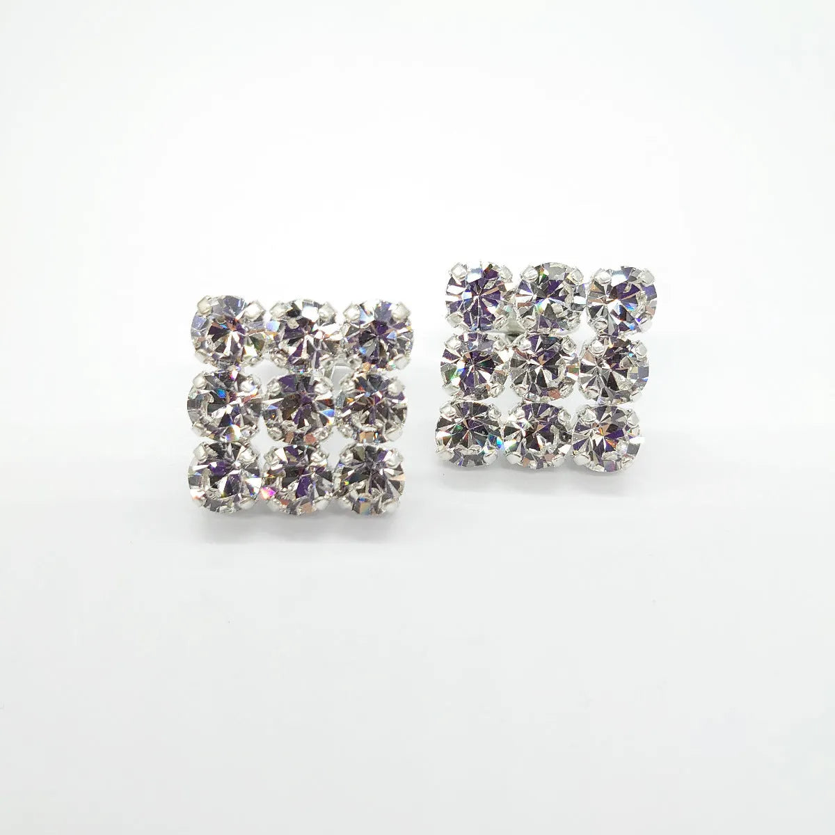 Swarovski Crystals Statement Square Cufflinks