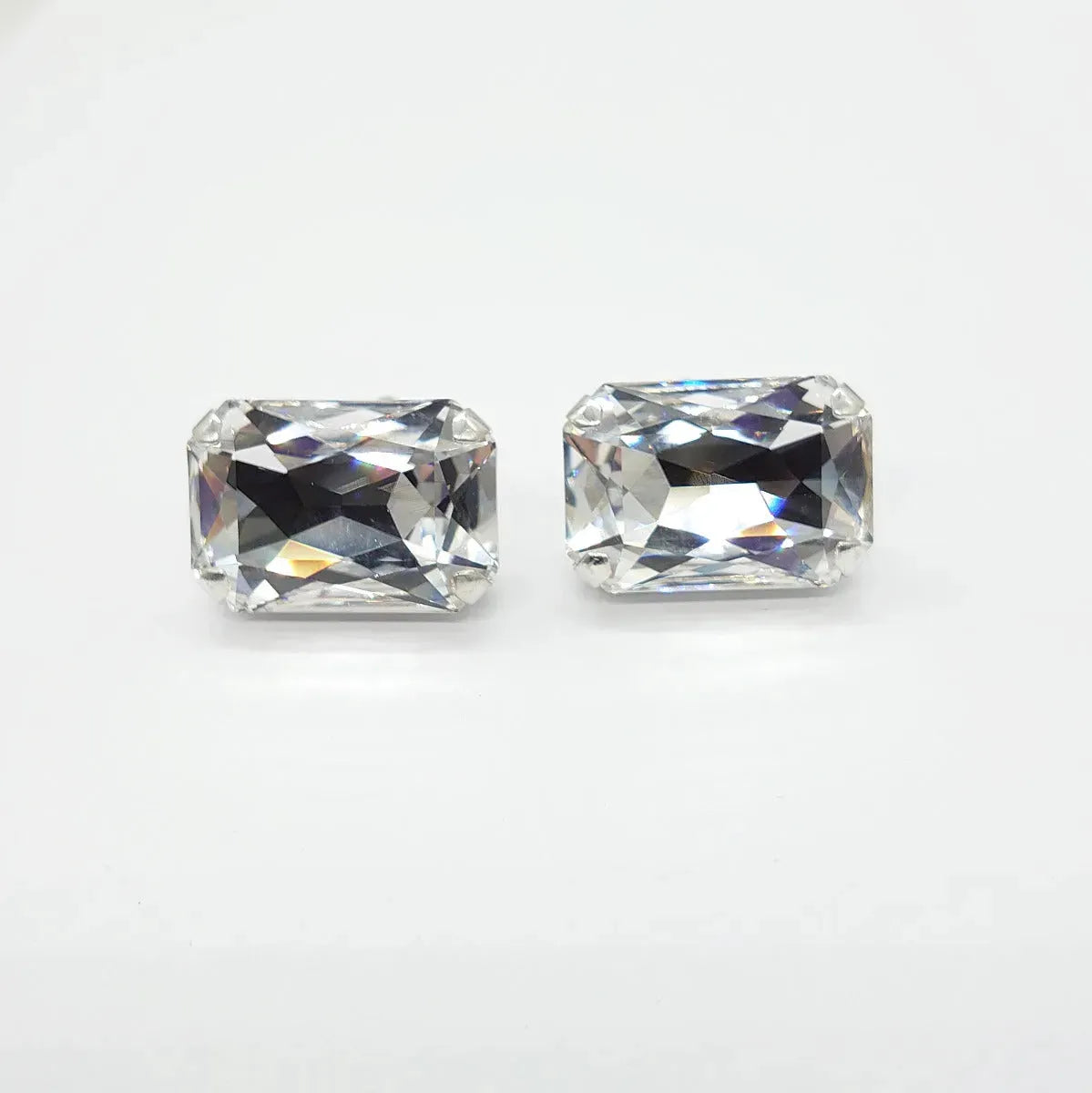 Swarovski Crystals Large Baguette Cufflinks