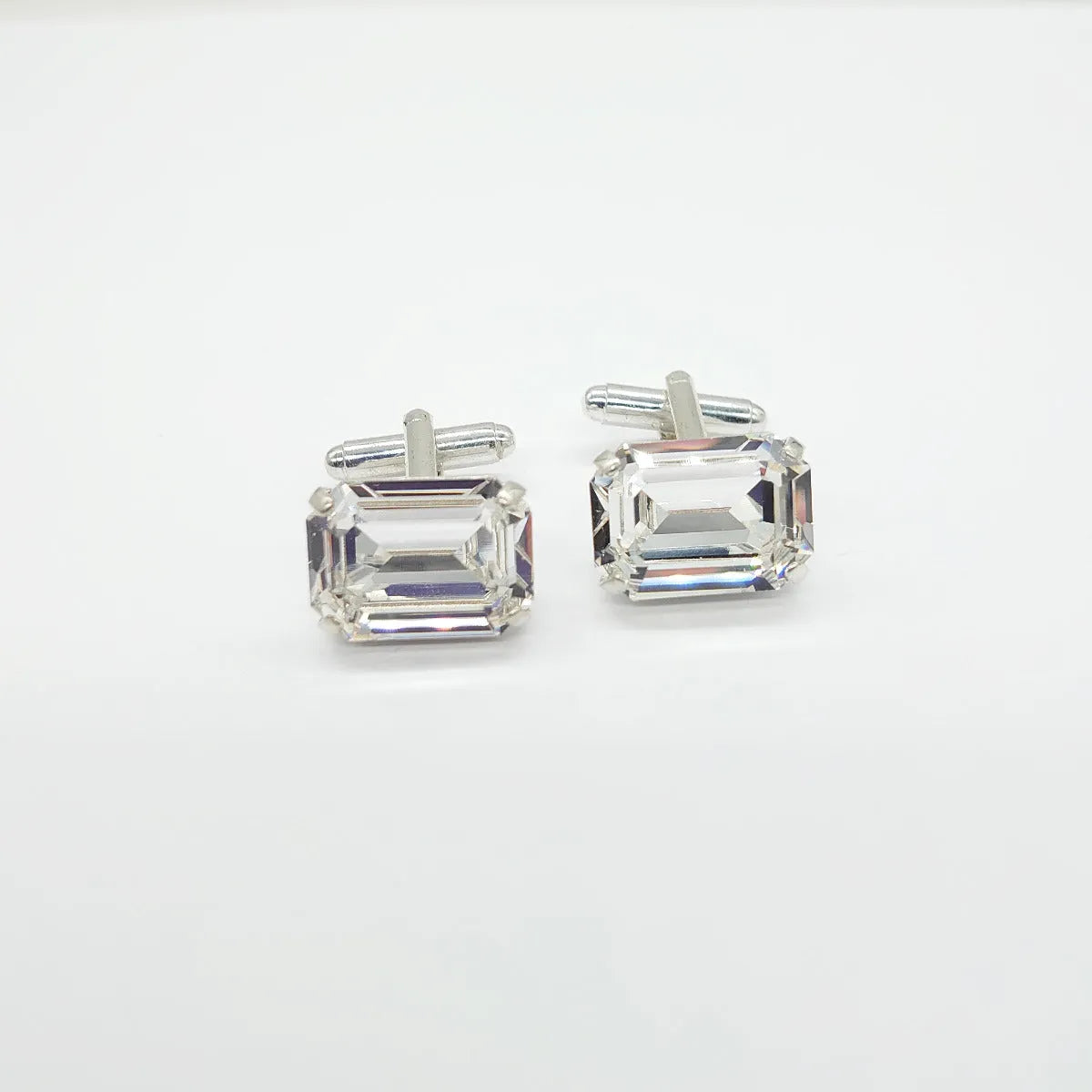 Swarovski Crystals Baguette Cufflinks