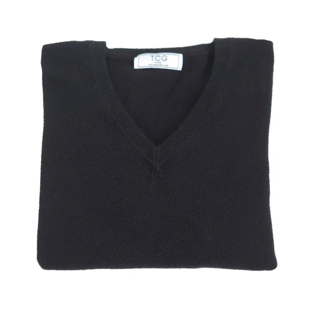 Regular Fit Cashmere V-Neck Jumper