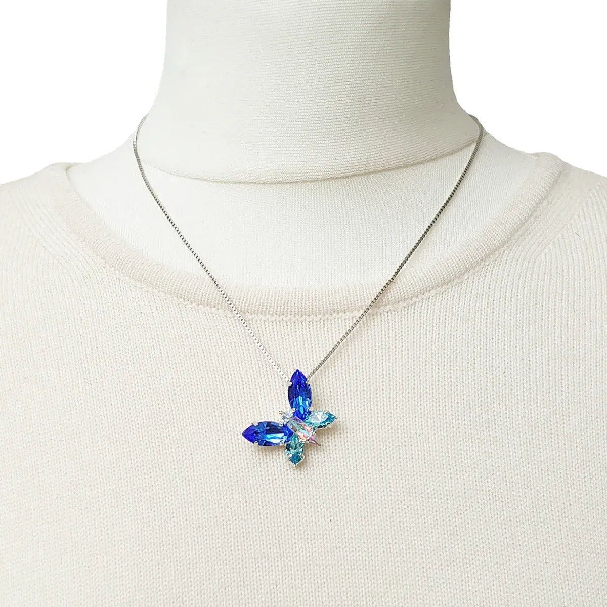 Butterfly Swarovski Crystals Pendant