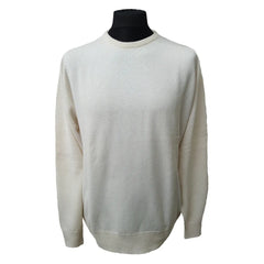 Cashmere Loose Fit Saddle Shoulder Round Neck Jumper