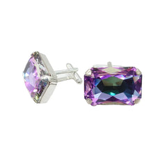 Swarovski Crystals Large Baguette Cufflinks