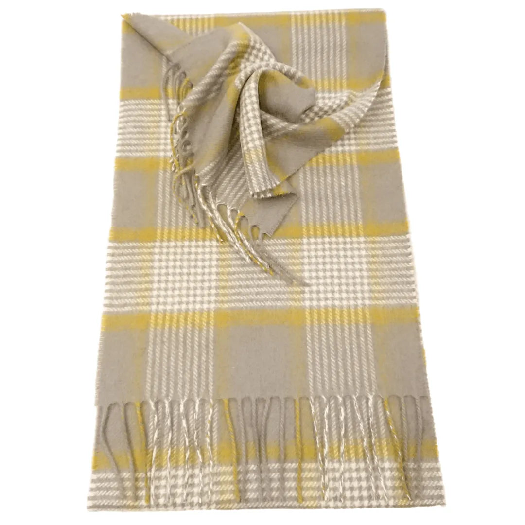 Scottish Cashmere Check Scarves - TCG London