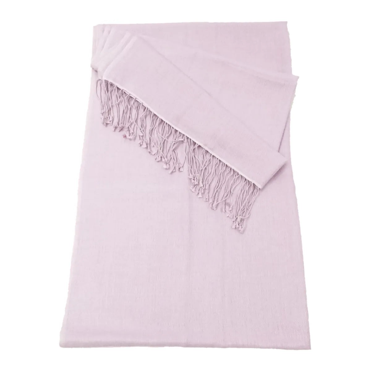 Lilac Blush Cashmere and Silk Pashmina Stole - TCG London