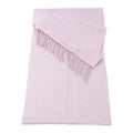 Lilac Blush Cashmere and Silk Pashmina Stole - TCG London