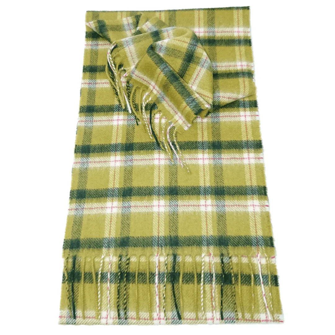 Scottish Cashmere Check Scarves - TCG London