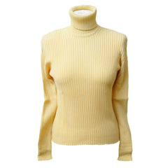 Cashmere Ribbed Roll Neck Jumper