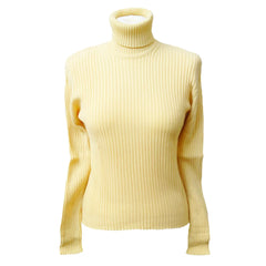 Cashmere Ribbed Roll Neck Jumper