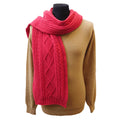 Scottish Cashmere Cable Knit Luxury Scarf - TCG London