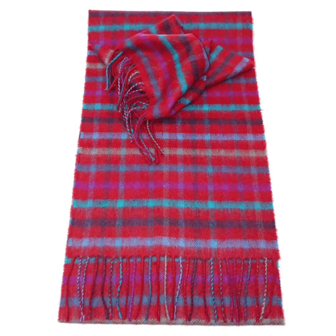 Scottish Cashmere Check Scarves - TCG London