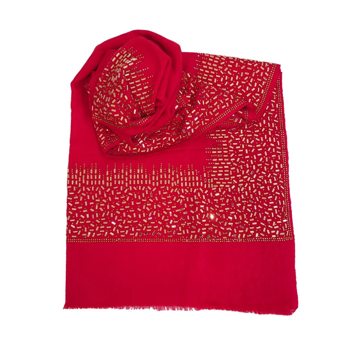 Luxury Pashmina Stole With Crystals