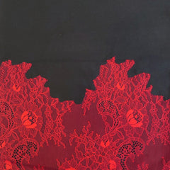 Limited Edition 100% Pure Silk Stole With Lace