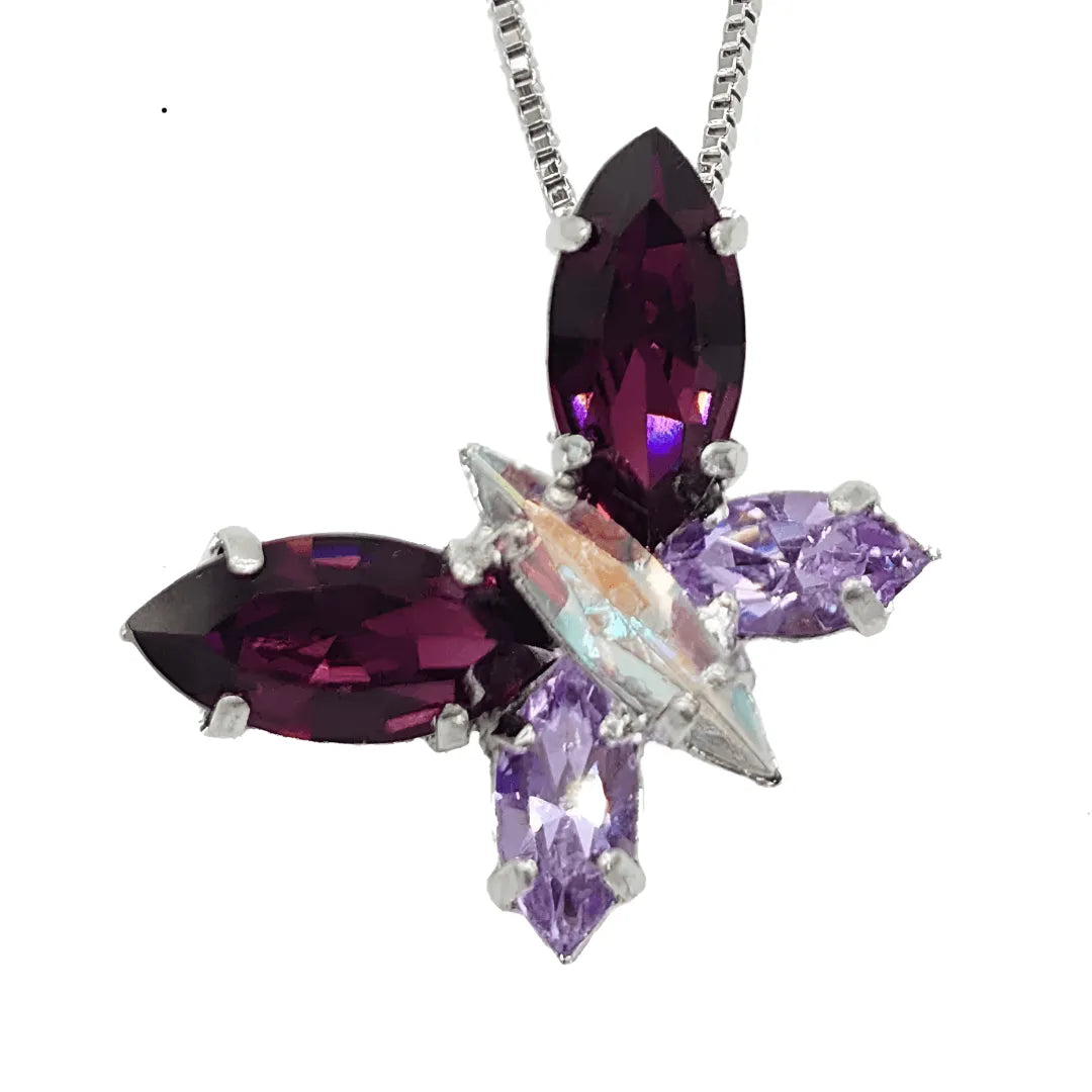 Butterfly Swarovski Crystals Pendant