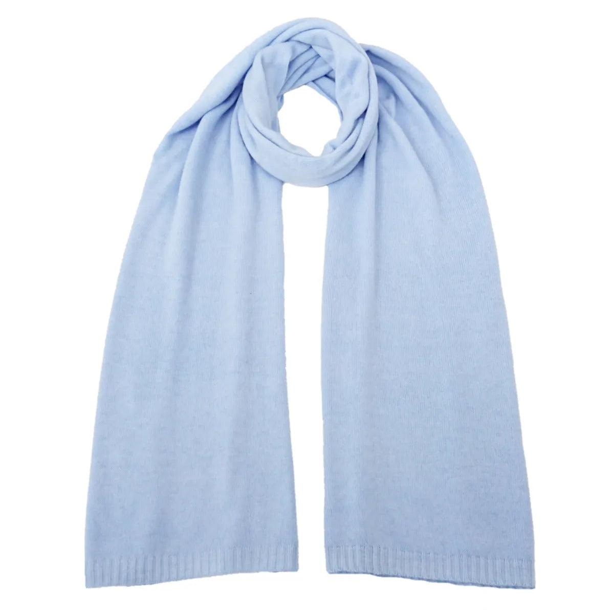 Large Lambswool and Silk Knitted Scarves - TCG London