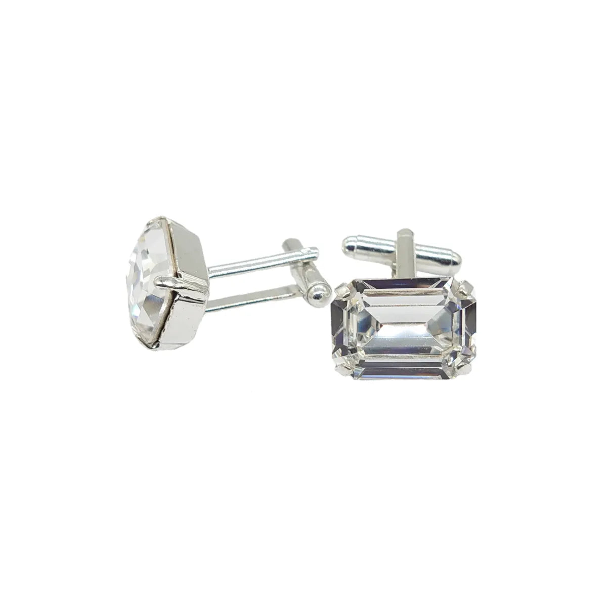 Swarovski Crystals Baguette Cufflinks