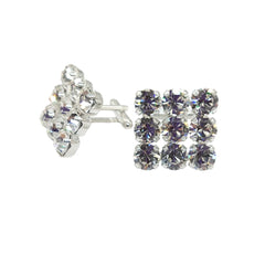 Swarovski Crystals Statement Square Cufflinks