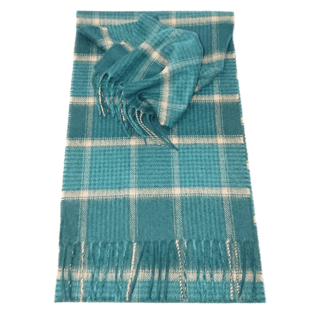 Scottish Cashmere Check Scarves - TCG London