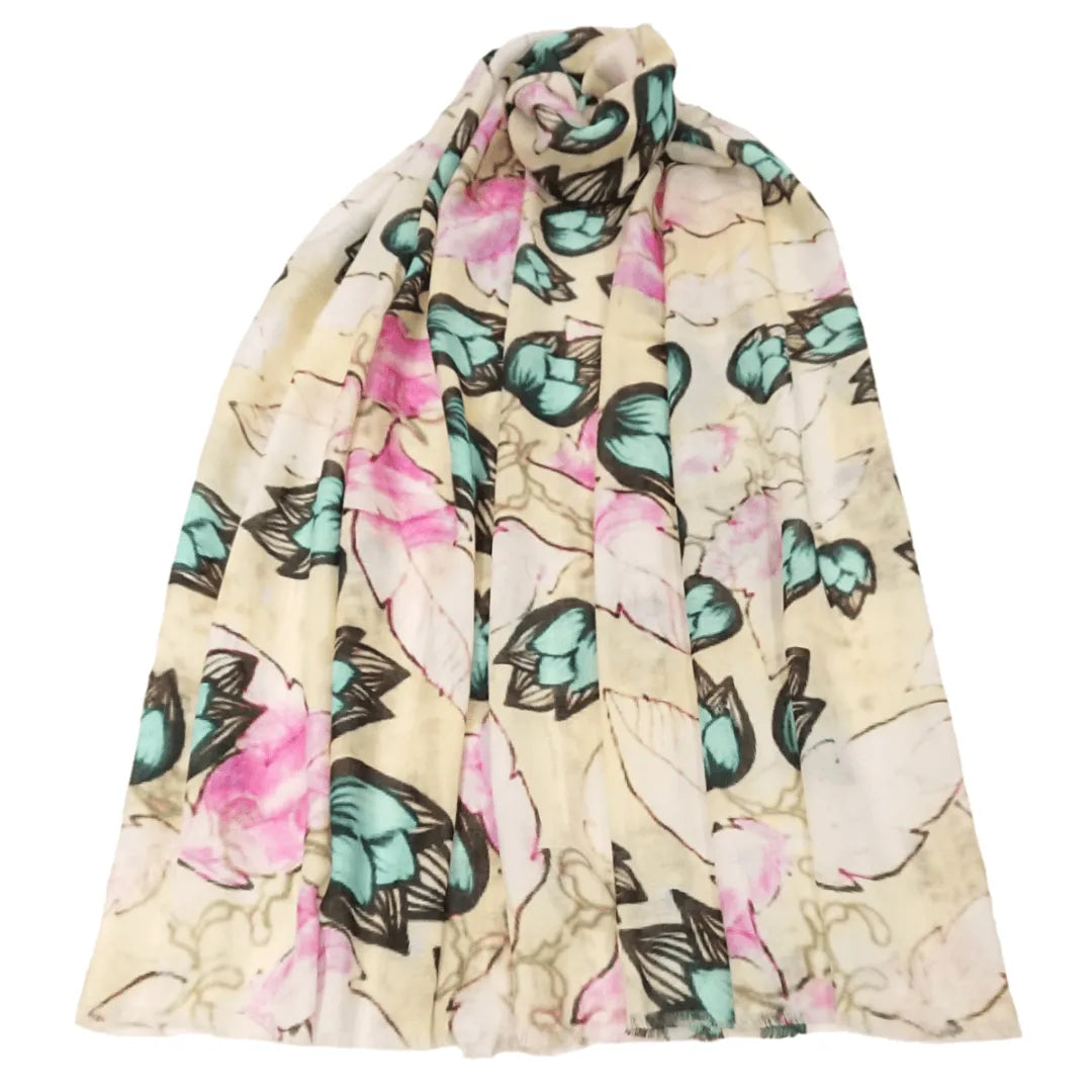 Pashmina Cashmere Printed Large Shawl