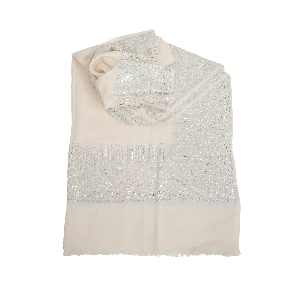 Luxury Pashmina Stole With Crystals