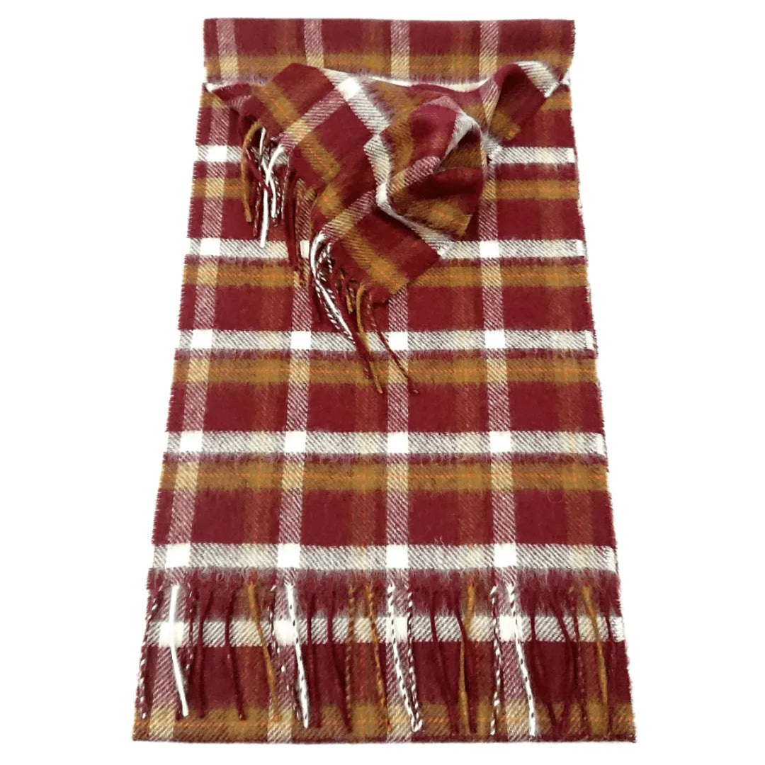 Scottish Cashmere Check Scarves - TCG London