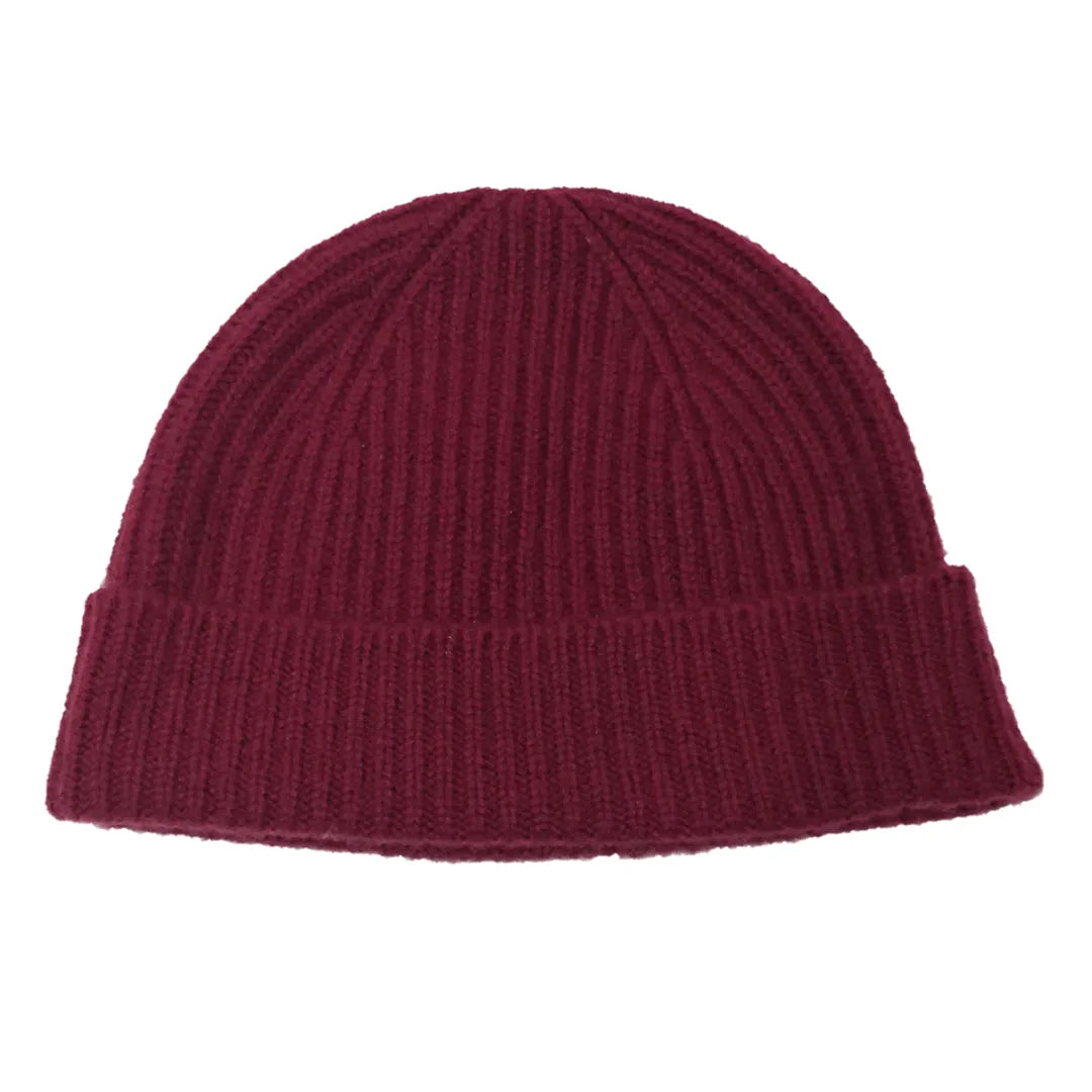 Scottish Cashmere Ribbed Beanies - TCG London