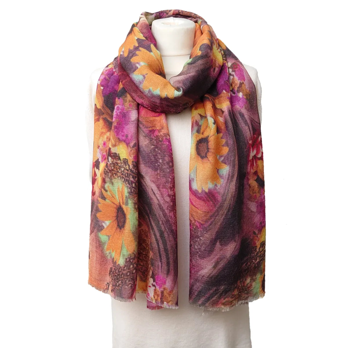 Pashmina Cashmere Printed Large Shawl