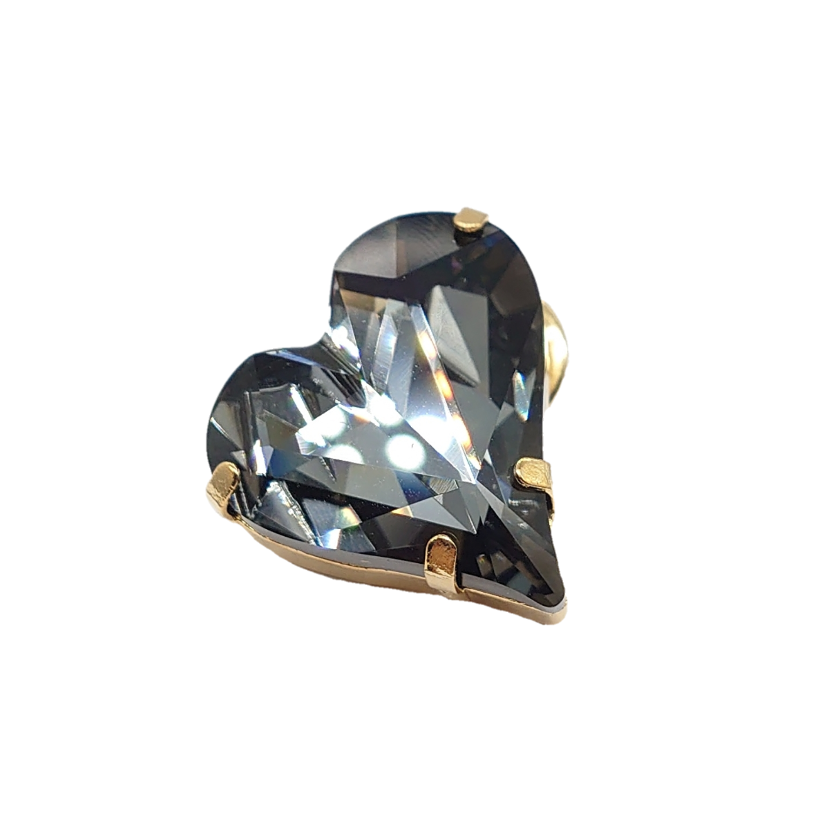 Heart Lapel Pin - Swarovski Crystals
