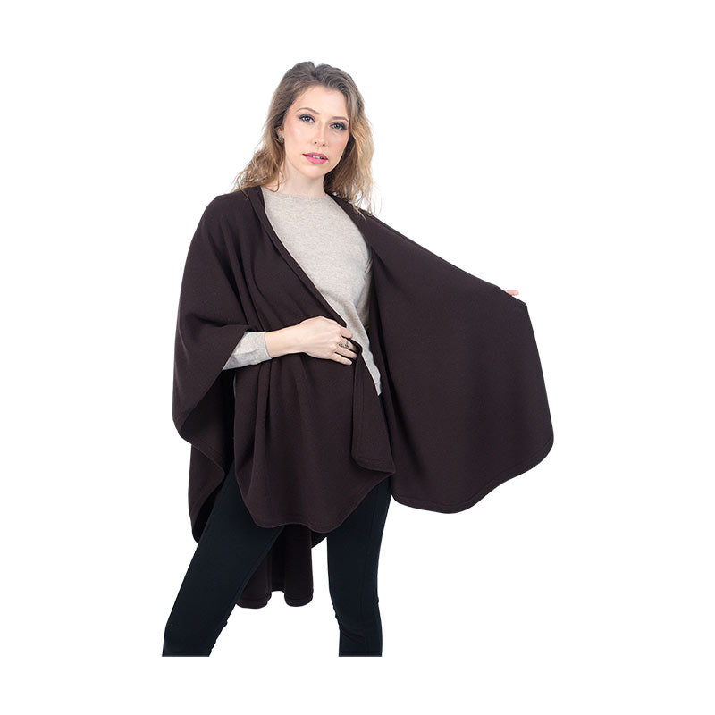 100% Pure Scottish Cashmere Luxury Knitted Cape