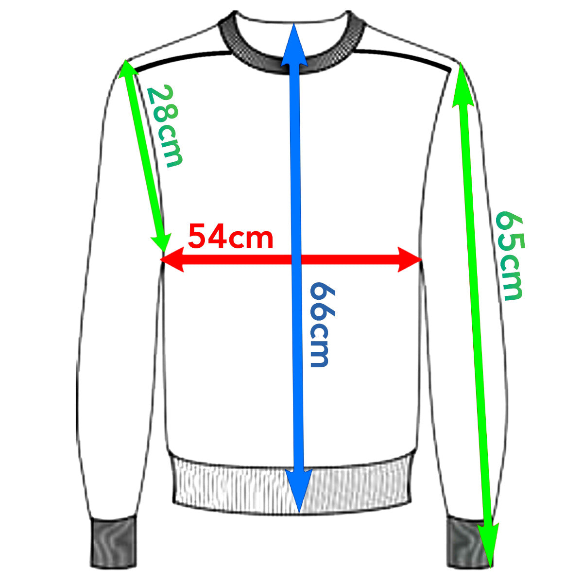 Men's Loose Fit, Saddle Shoulder Round Neck 100% Pure Cashmere Jumper - Long Cuffs - Black - M