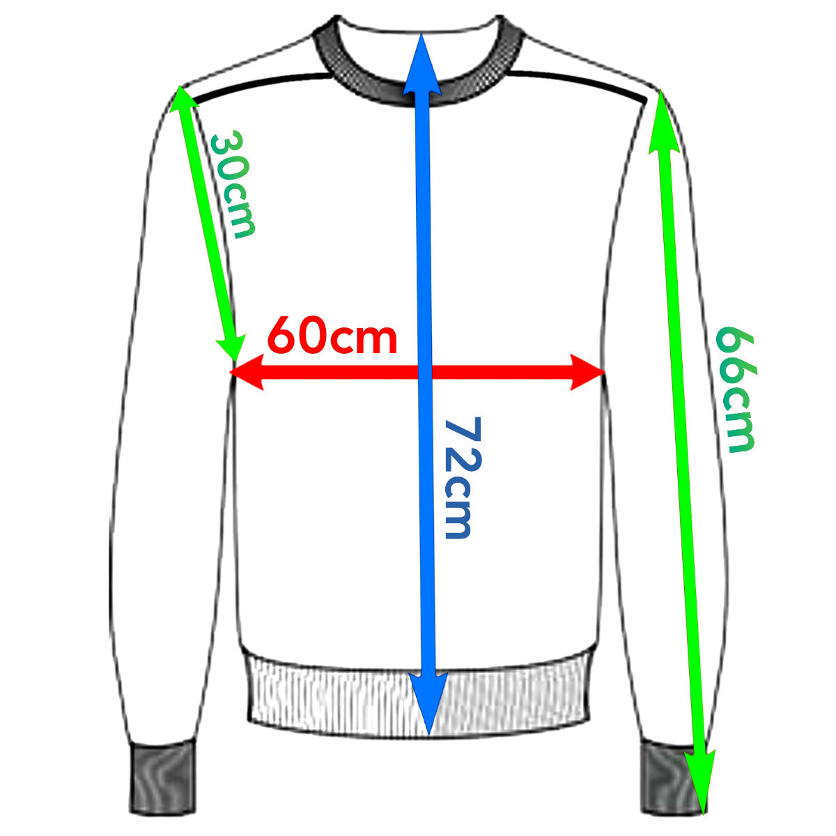 Men's Loose Fit, Saddle Shoulder Round Neck 100% Pure Cashmere Jumper - Turnback Cuffs- Natural - XL