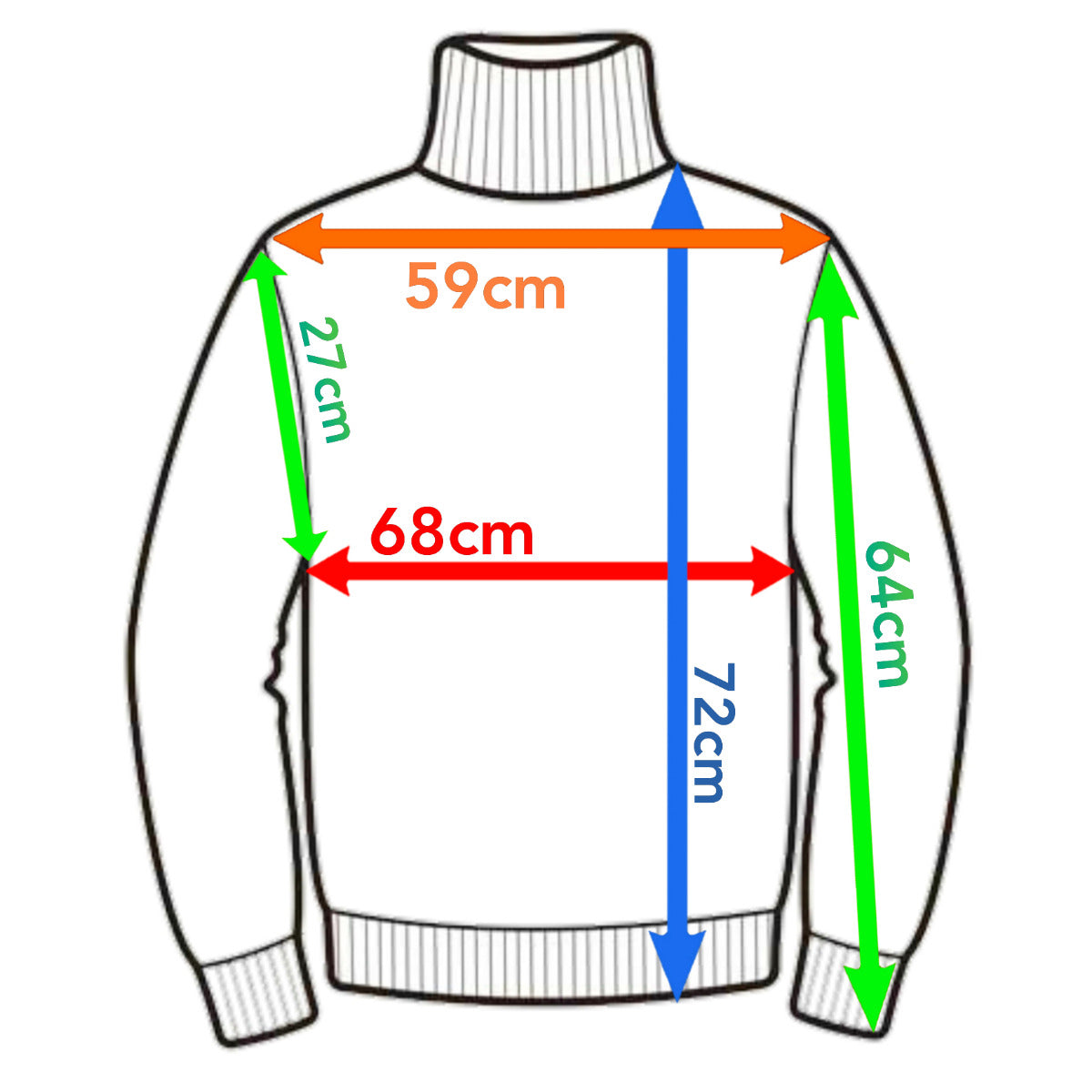 Men's Loose Fit Roll Neck 100% Pure Cashmere Jumper - Turnback Cuffs - Camel - XXXL