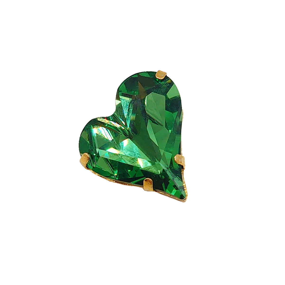 Heart Lapel Pin - Swarovski Crystals